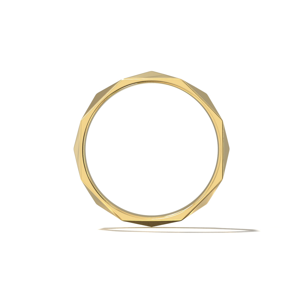 HIS SCULPTED WEDDING BAND