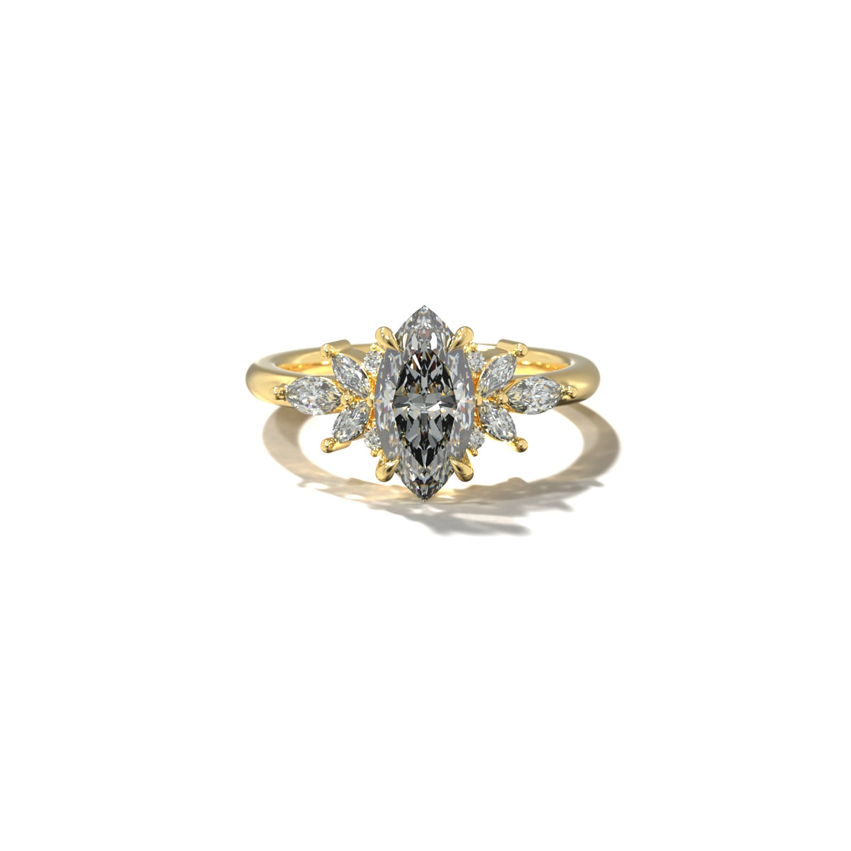 MARQUISE FLORAL CLUSTER