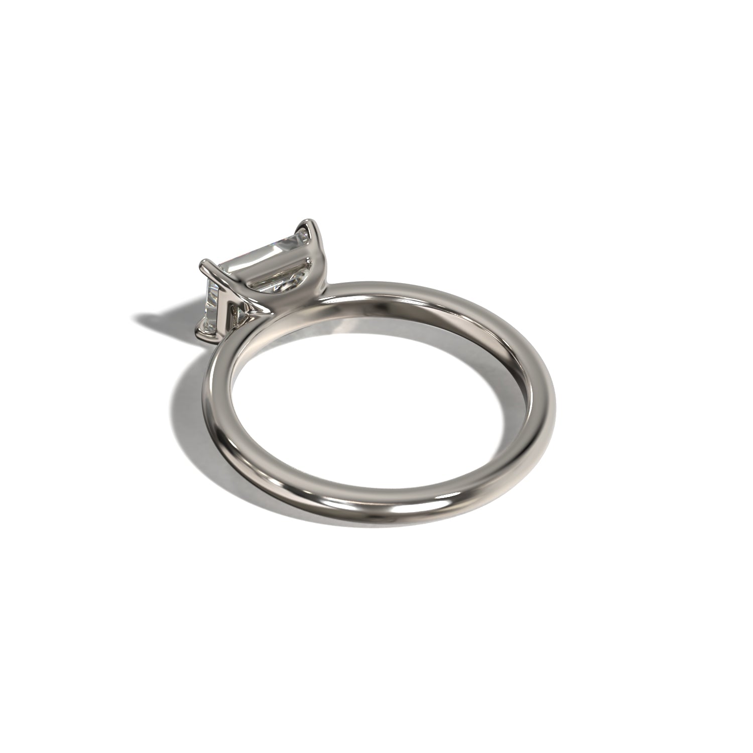 EMERALD EAST WEST SOLITAIRE