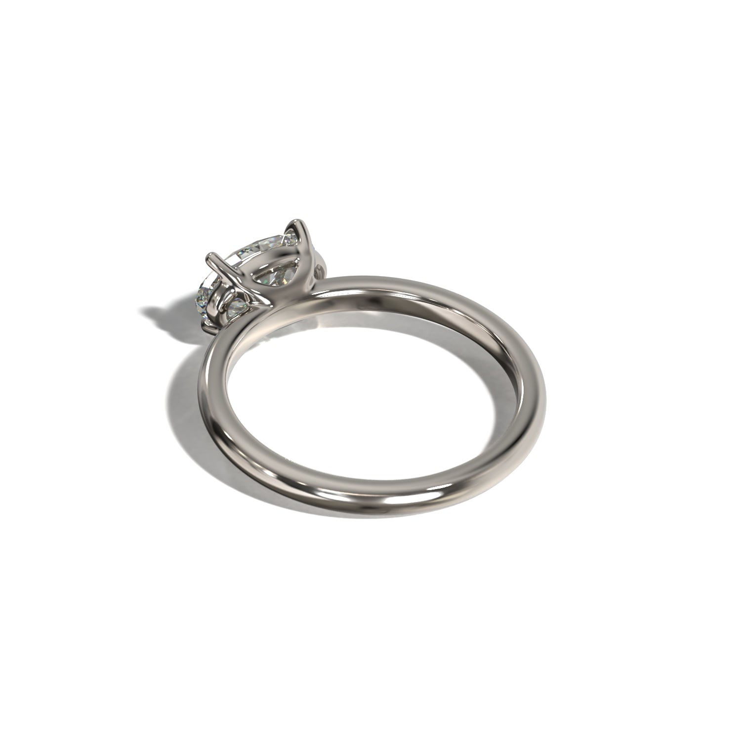 OVAL EAST WEST SOLITAIRE