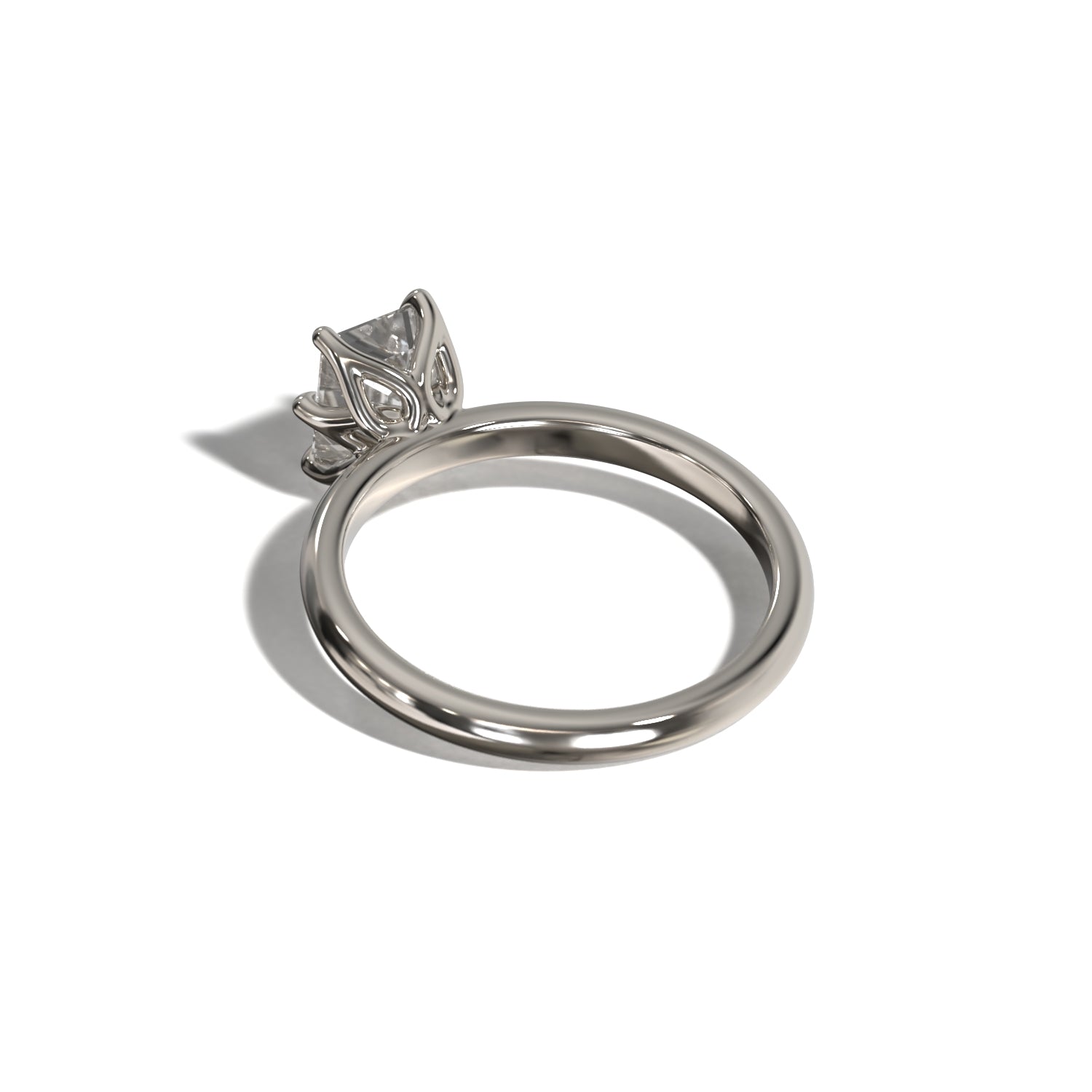 Emerald Tulip | Forlovelsesring med lab grown diamant | Skarv