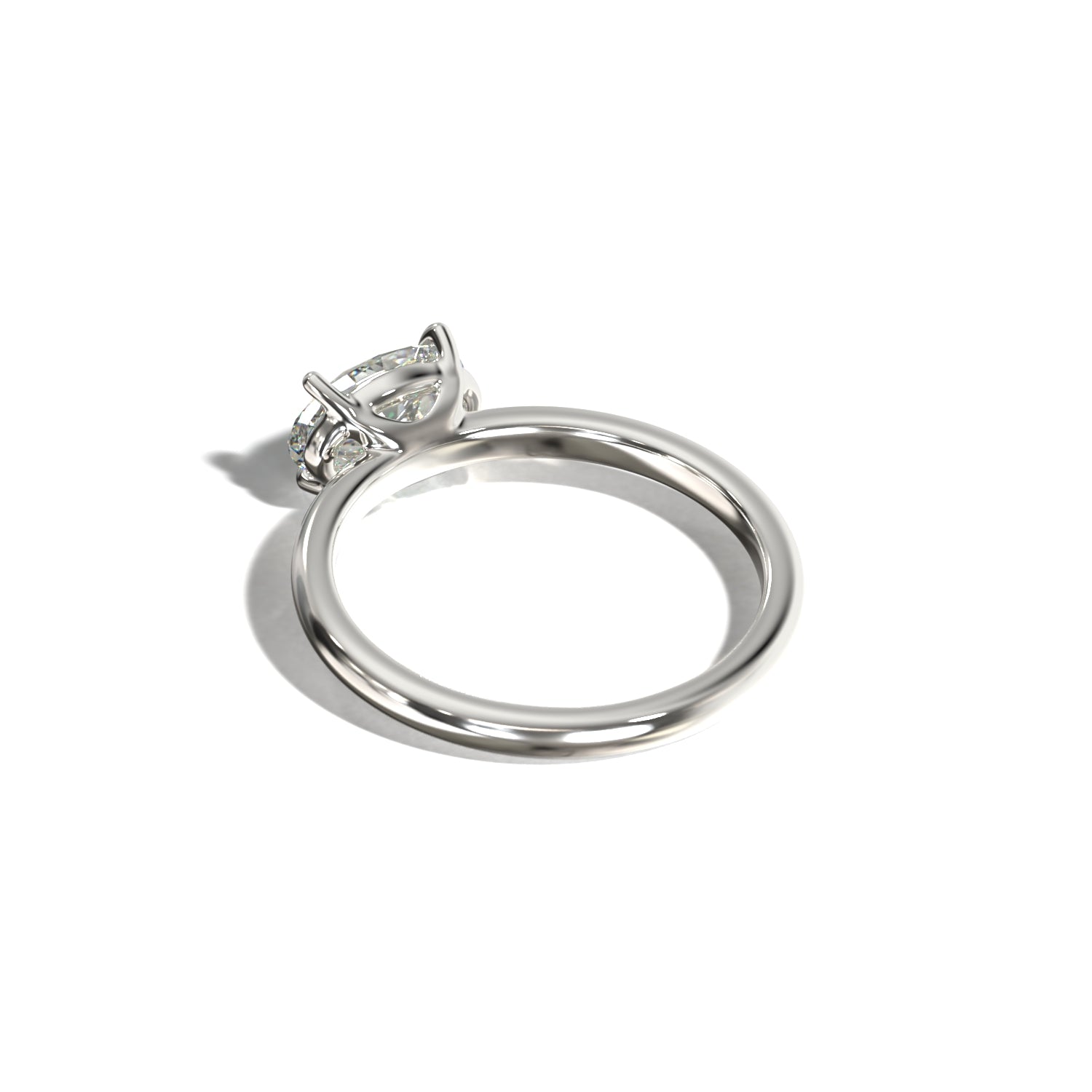 OVAL EAST WEST SOLITAIRE