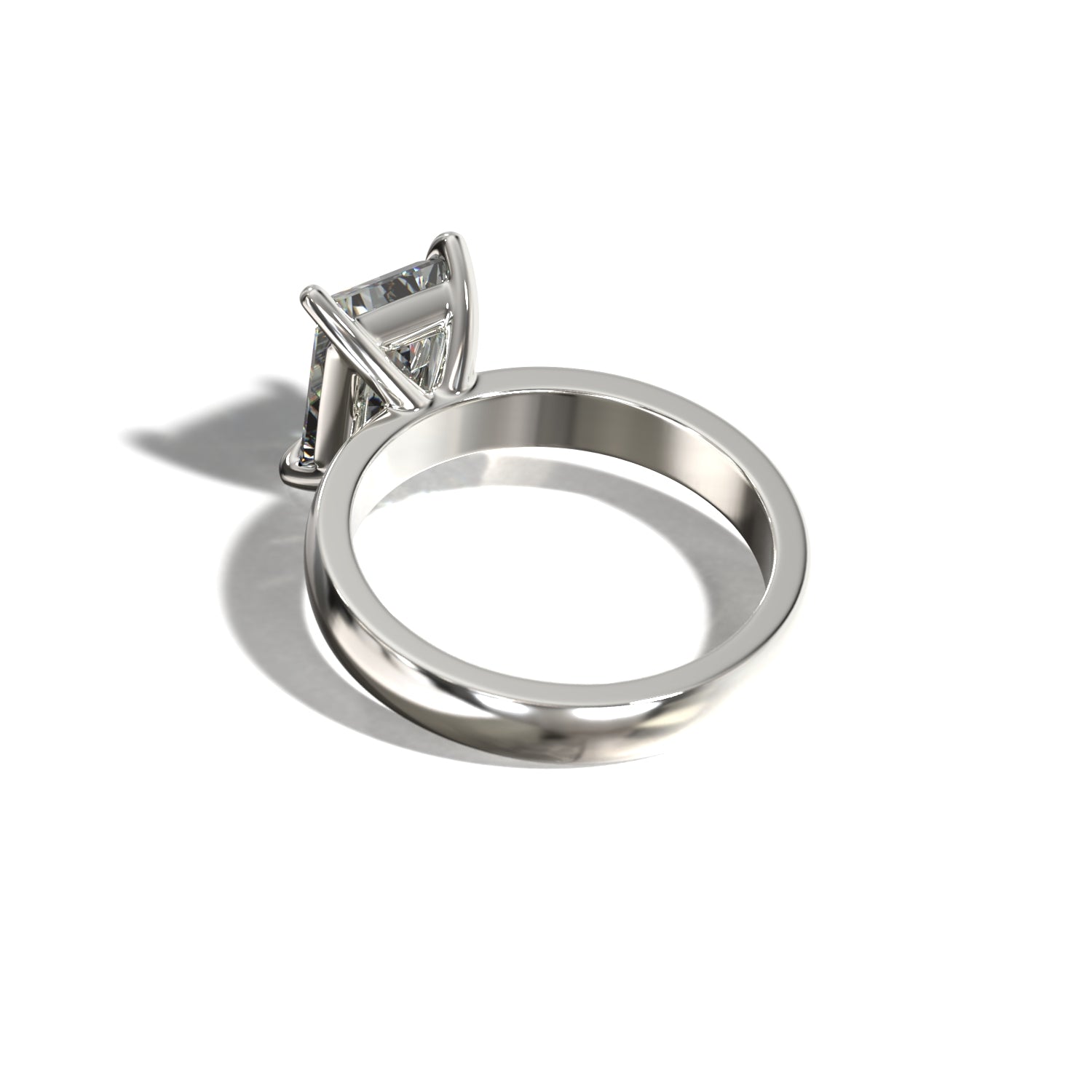 RADIANT CIGAR BAND SOLITAIRE