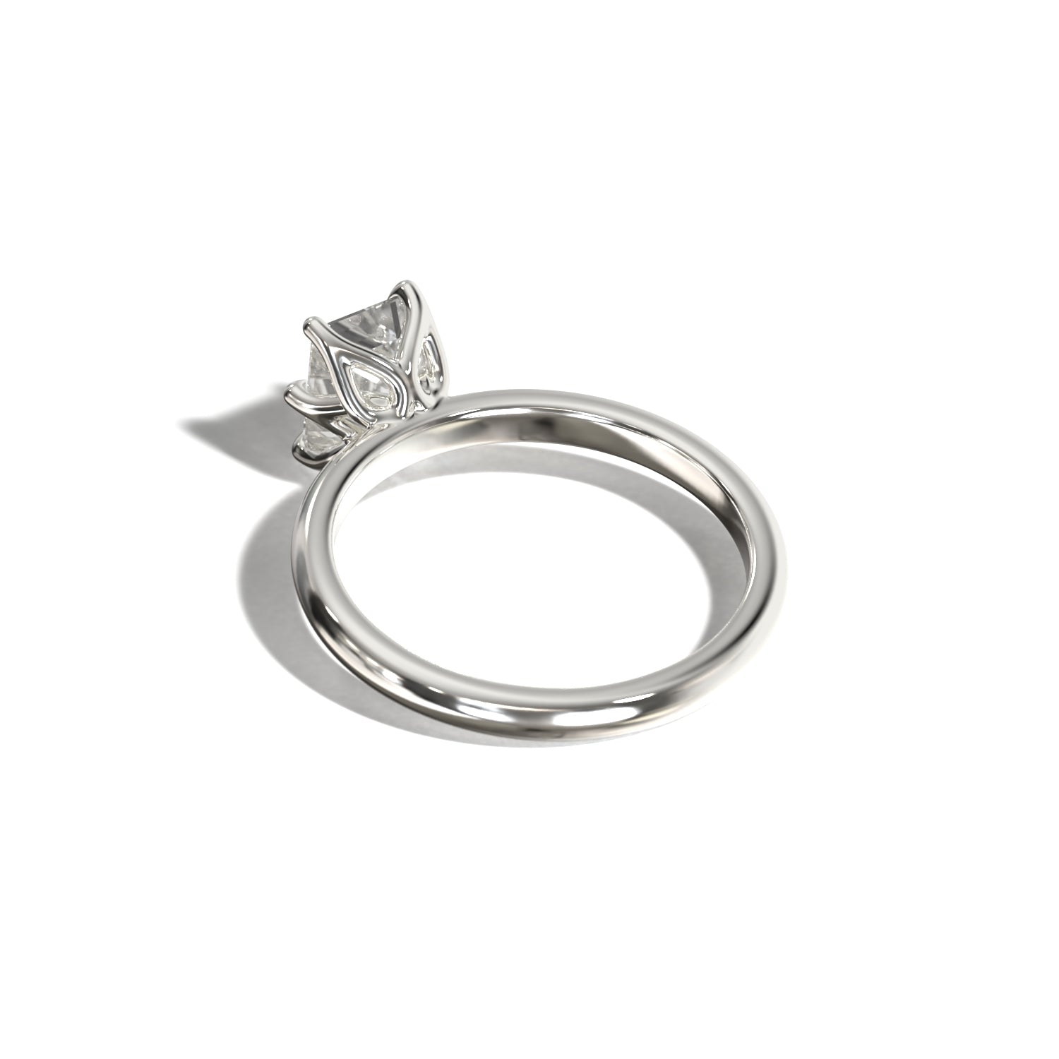 Emerald Tulip | Forlovelsesring med lab grown diamant | Skarv