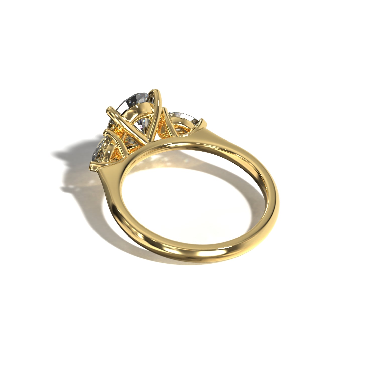 THREE STONE OVAL & PEARS
