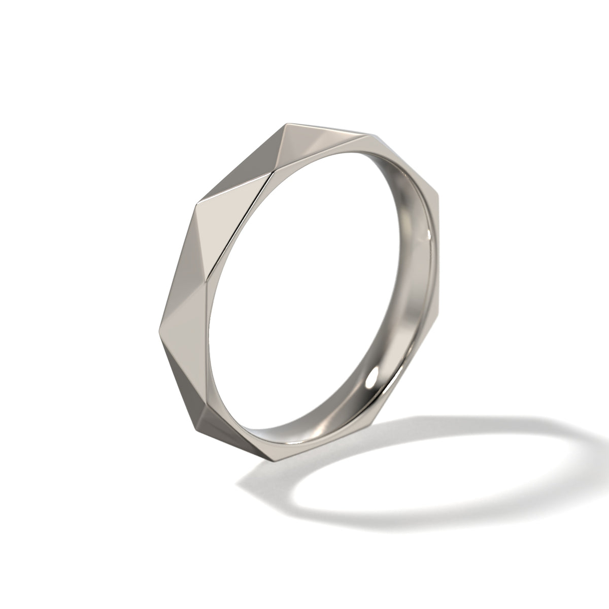 HIS SCULPTED WEDDING BAND