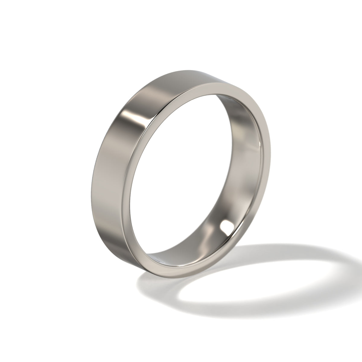 HIS CONTEMPORARY WEDDING BAND - 5MM