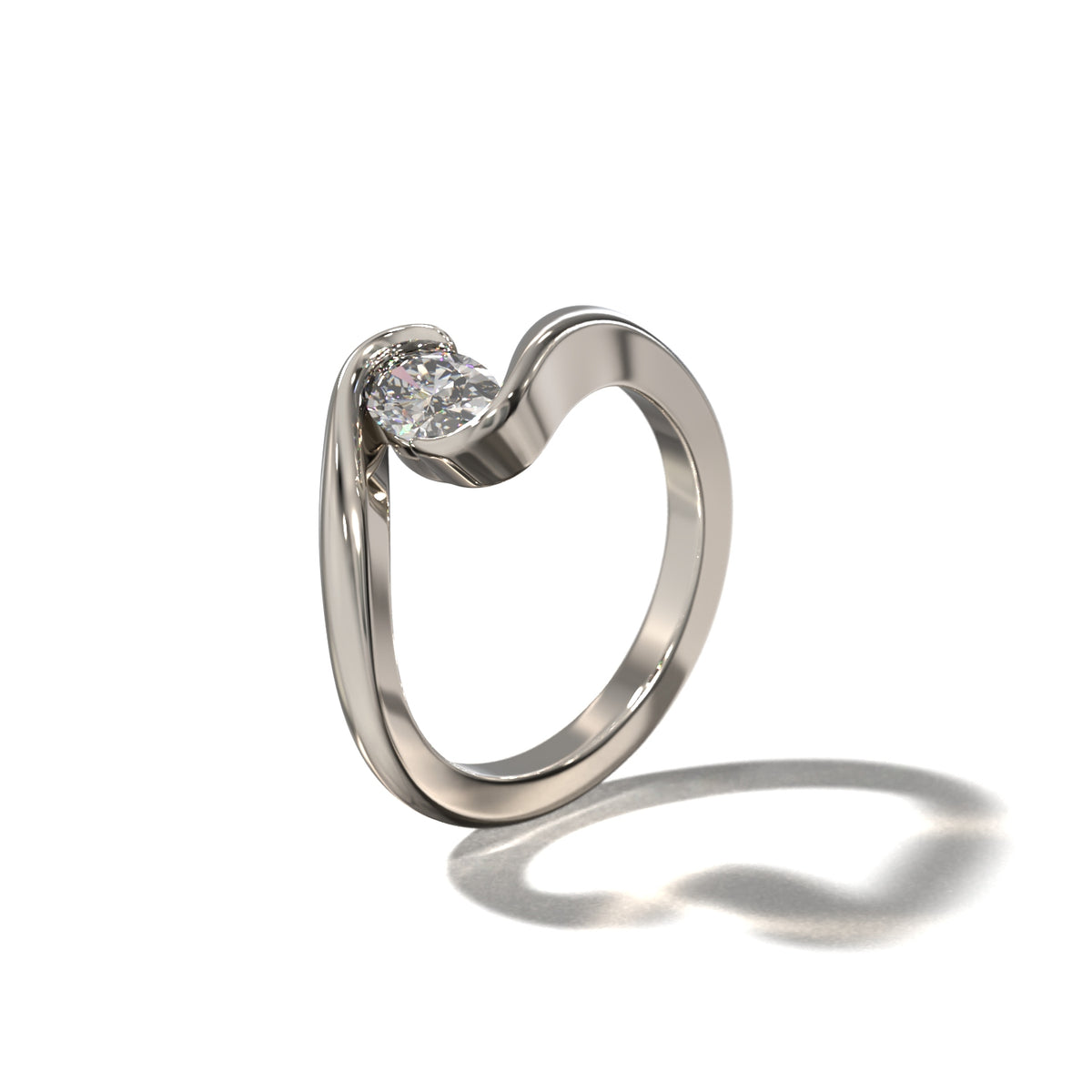 OVAL BYPASS SOLITAIRE