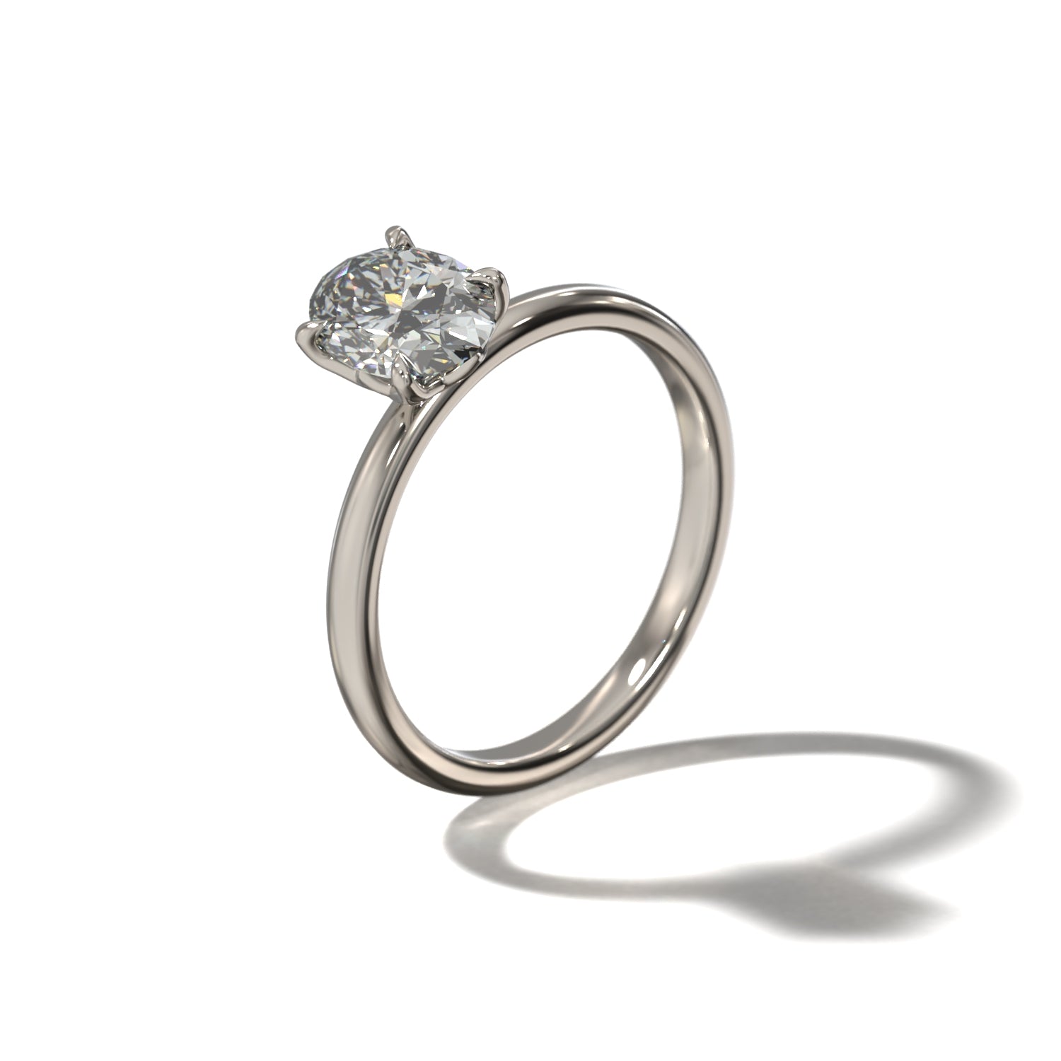 OVAL TULIP SOLITAIRE