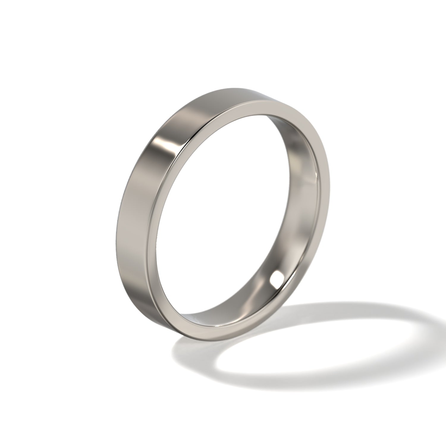 HIS CONTEMPORARY WEDDING BAND - 4MM