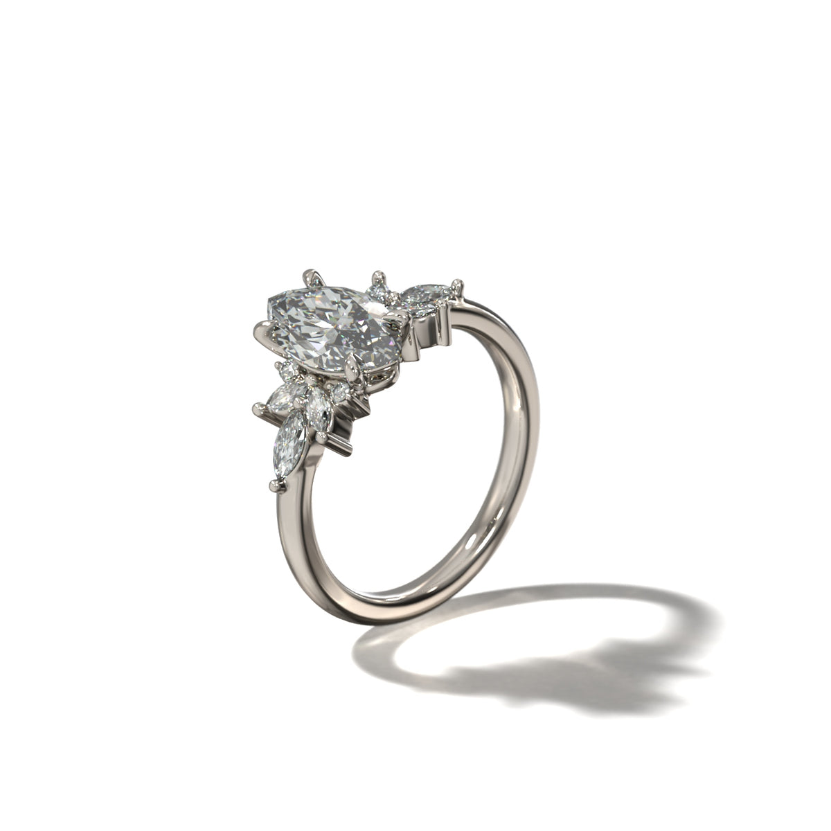 MARQUISE FLORAL CLUSTER
