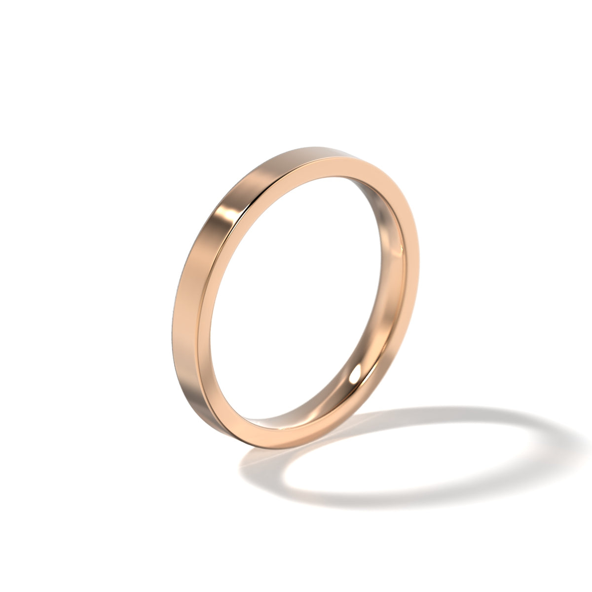 HER CONTEMPORARY WEDDING BAND - 2.5MM