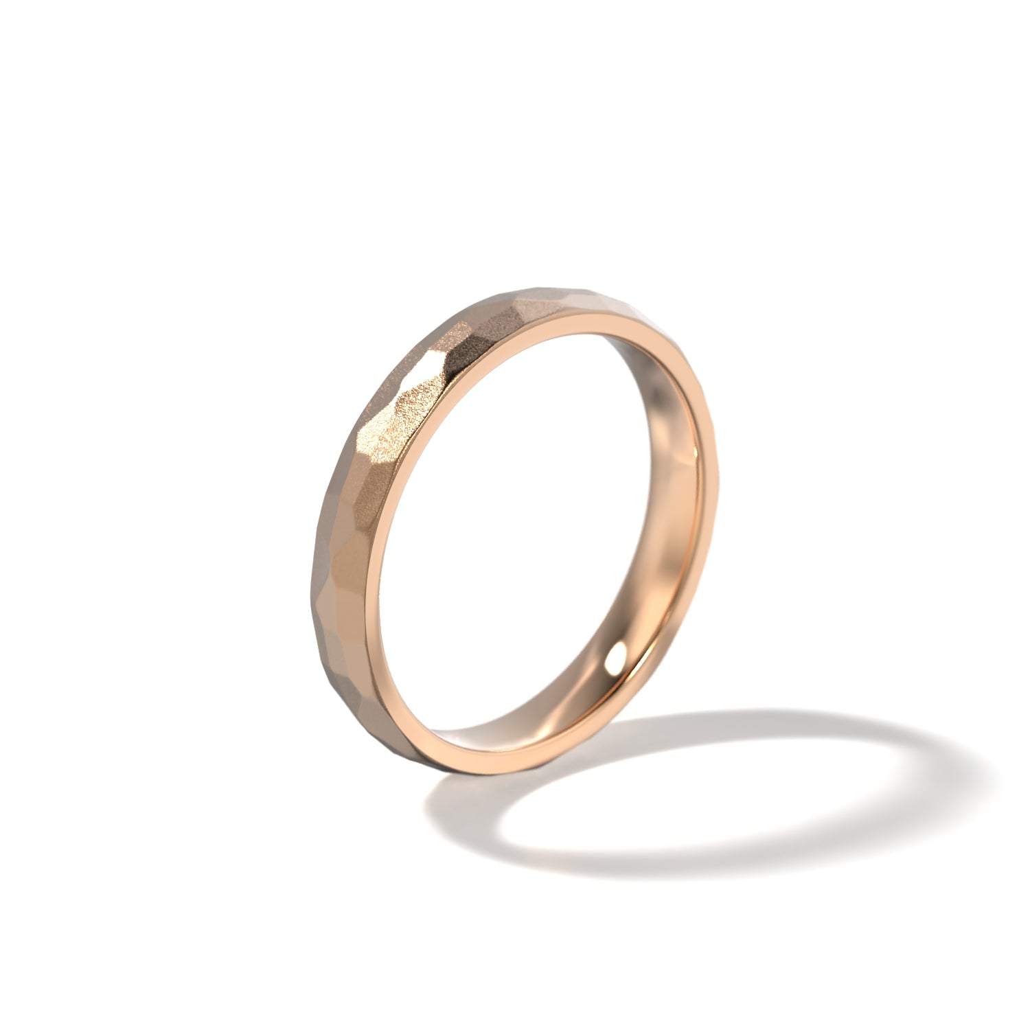 HER HAMMERED WEDDING BAND