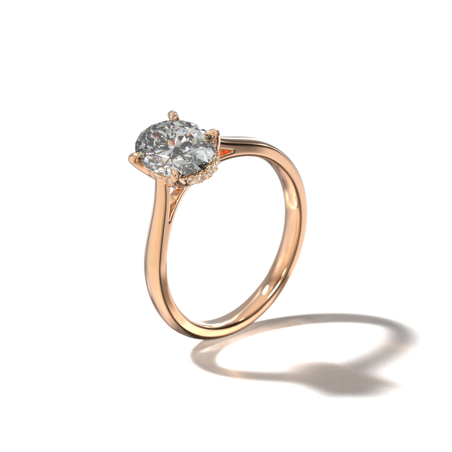 OVAL TULIP CATHEDRAL HIDDEN HALO