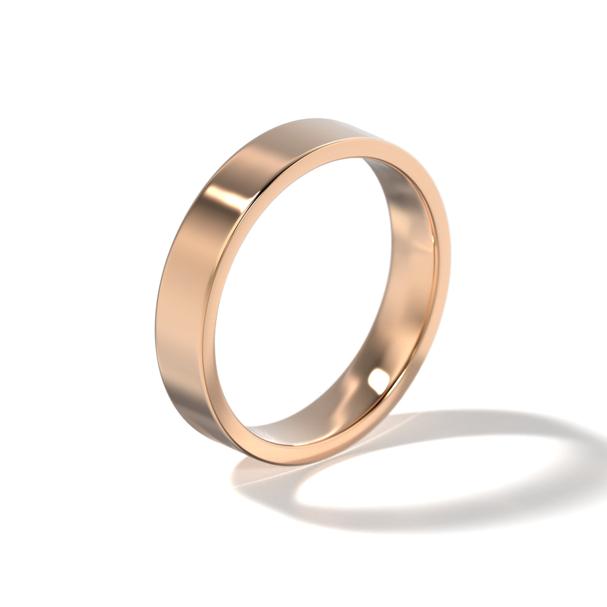 HIS CONTEMPORARY WEDDING BAND - 4.5MM