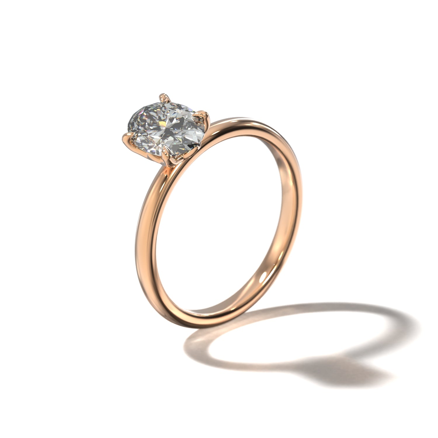 OVAL TULIP SOLITAIRE