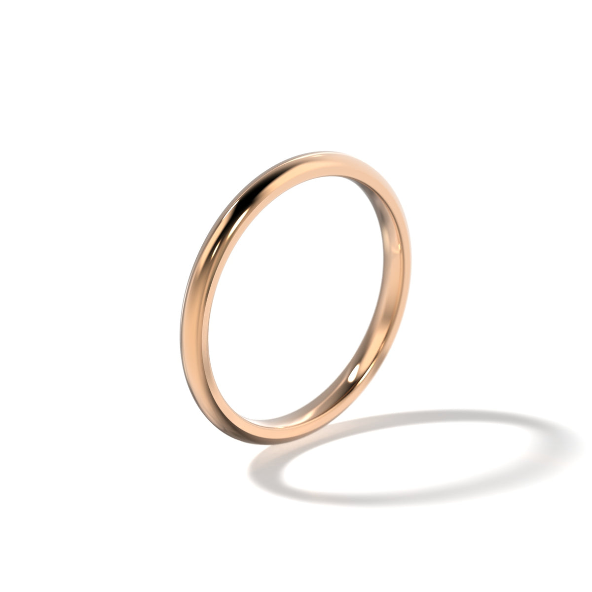 HER CLASSIC WEDDING BAND - 2MM