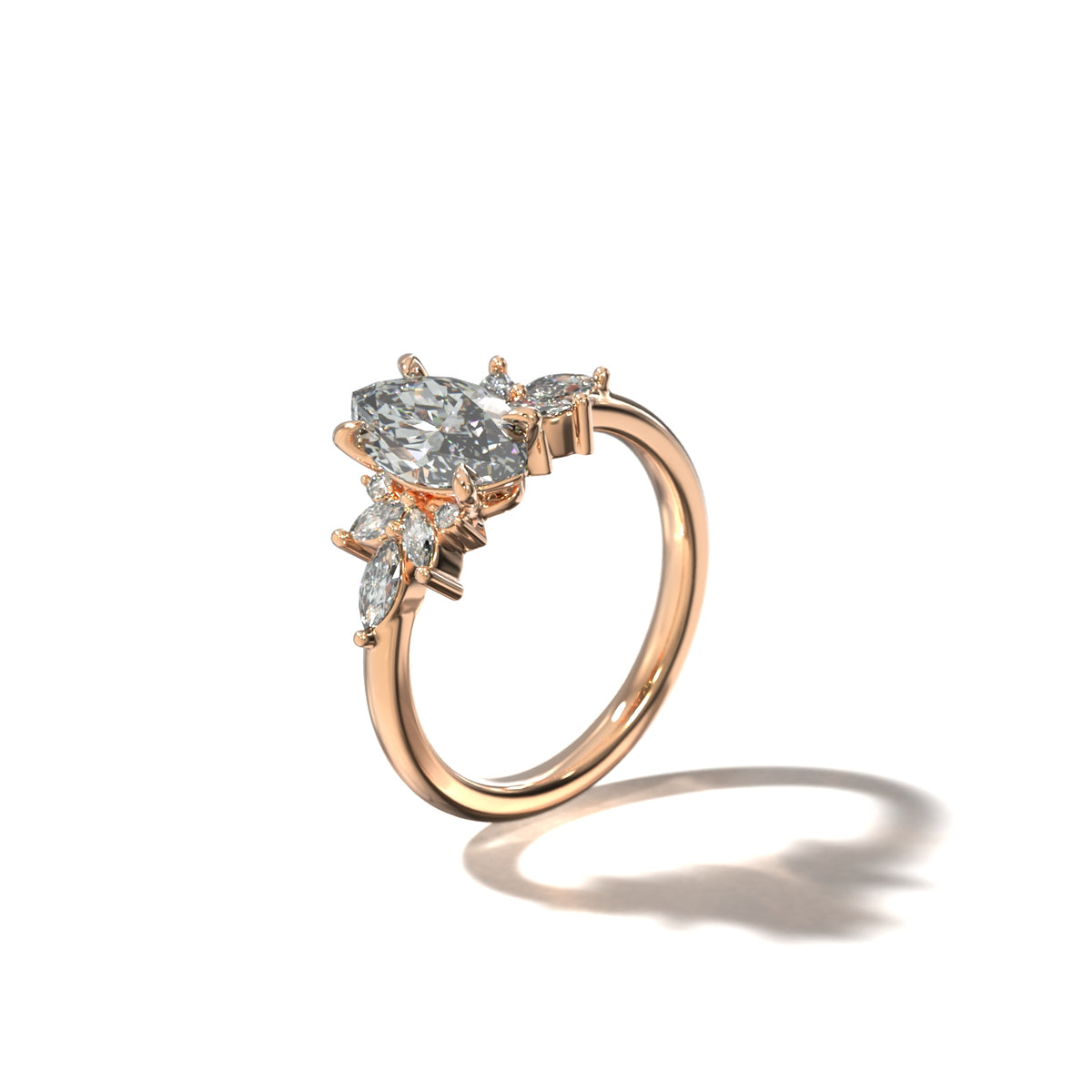 MARQUISE FLORAL CLUSTER