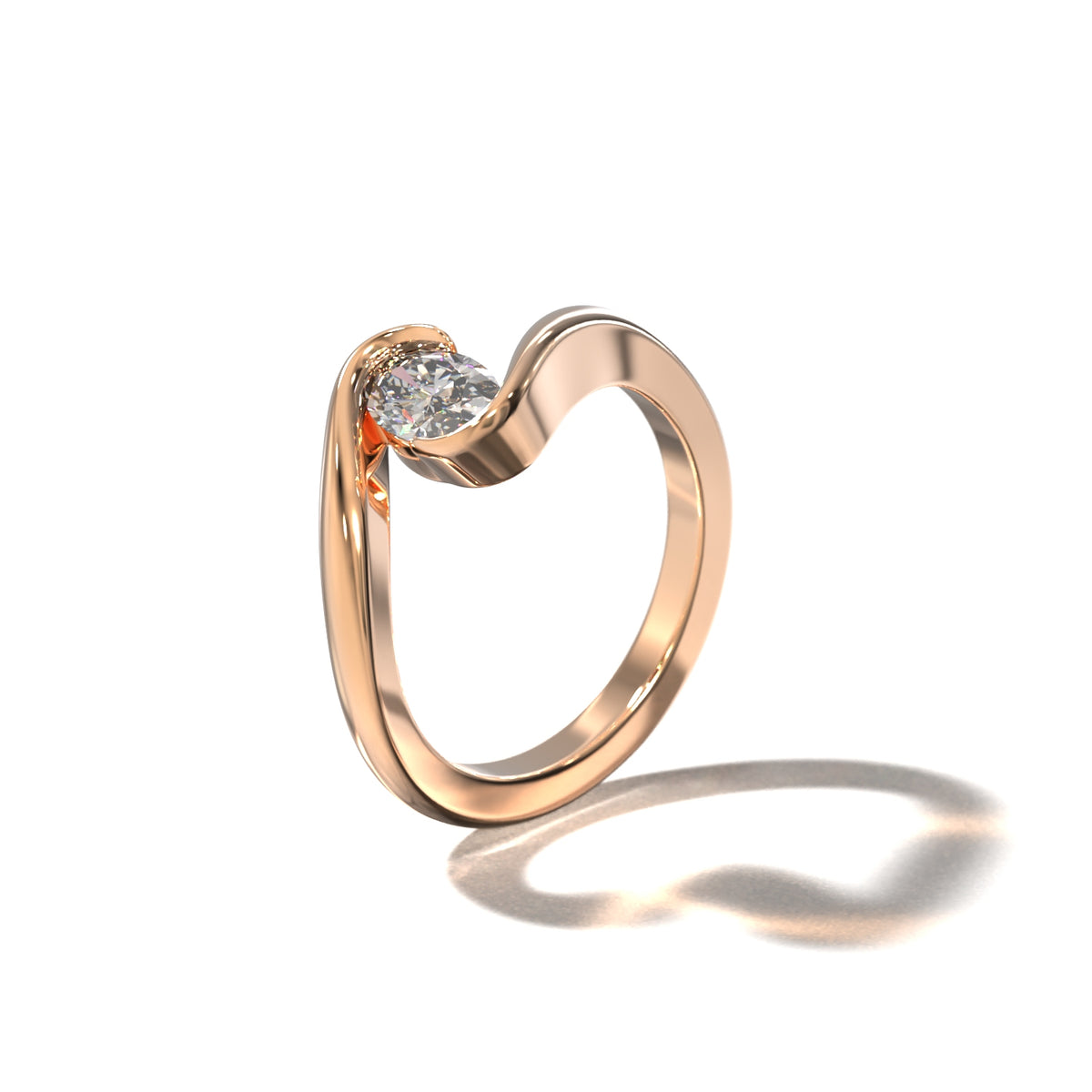 OVAL BYPASS SOLITAIRE