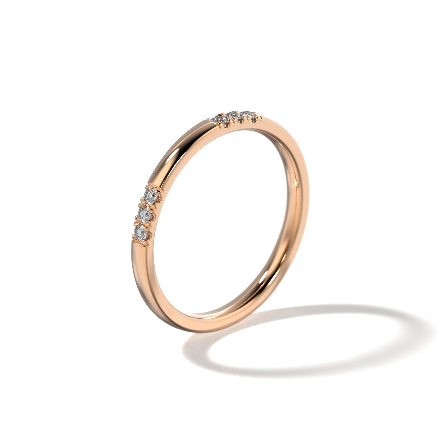 HER CLUSTER SET WEDDING BAND