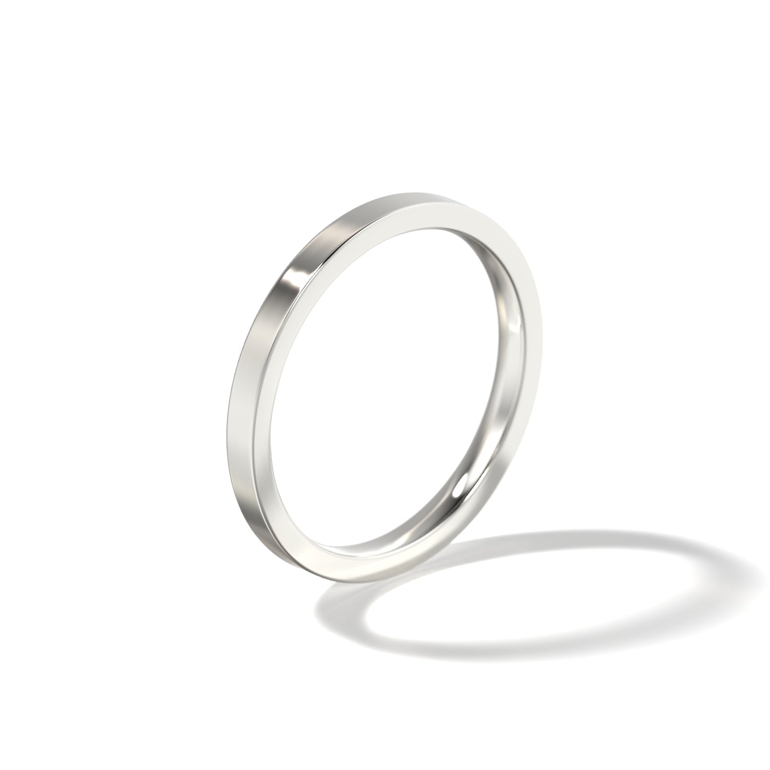 HER CONTEMPORARY WEDDING BAND - 2MM