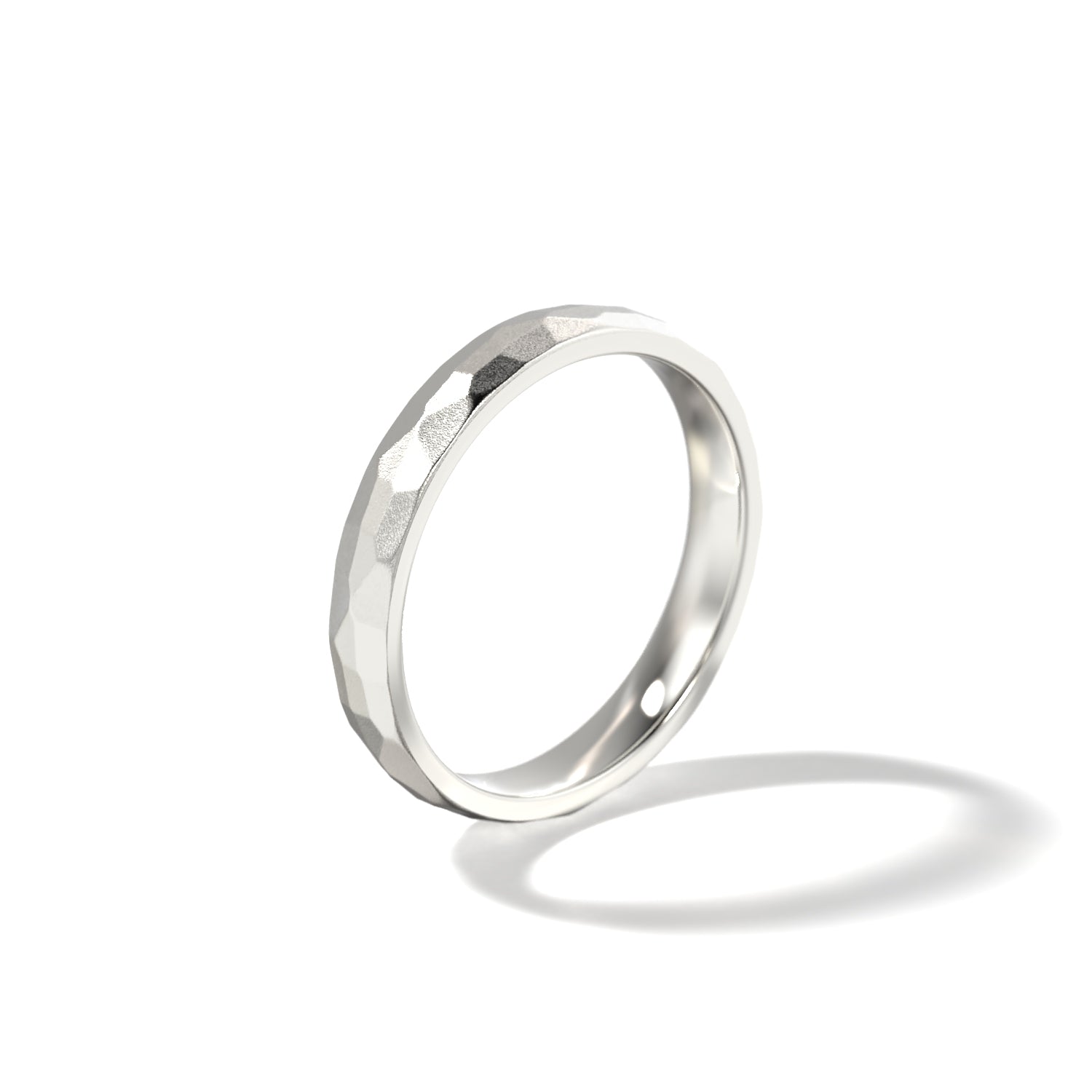 HER HAMMERED WEDDING BAND