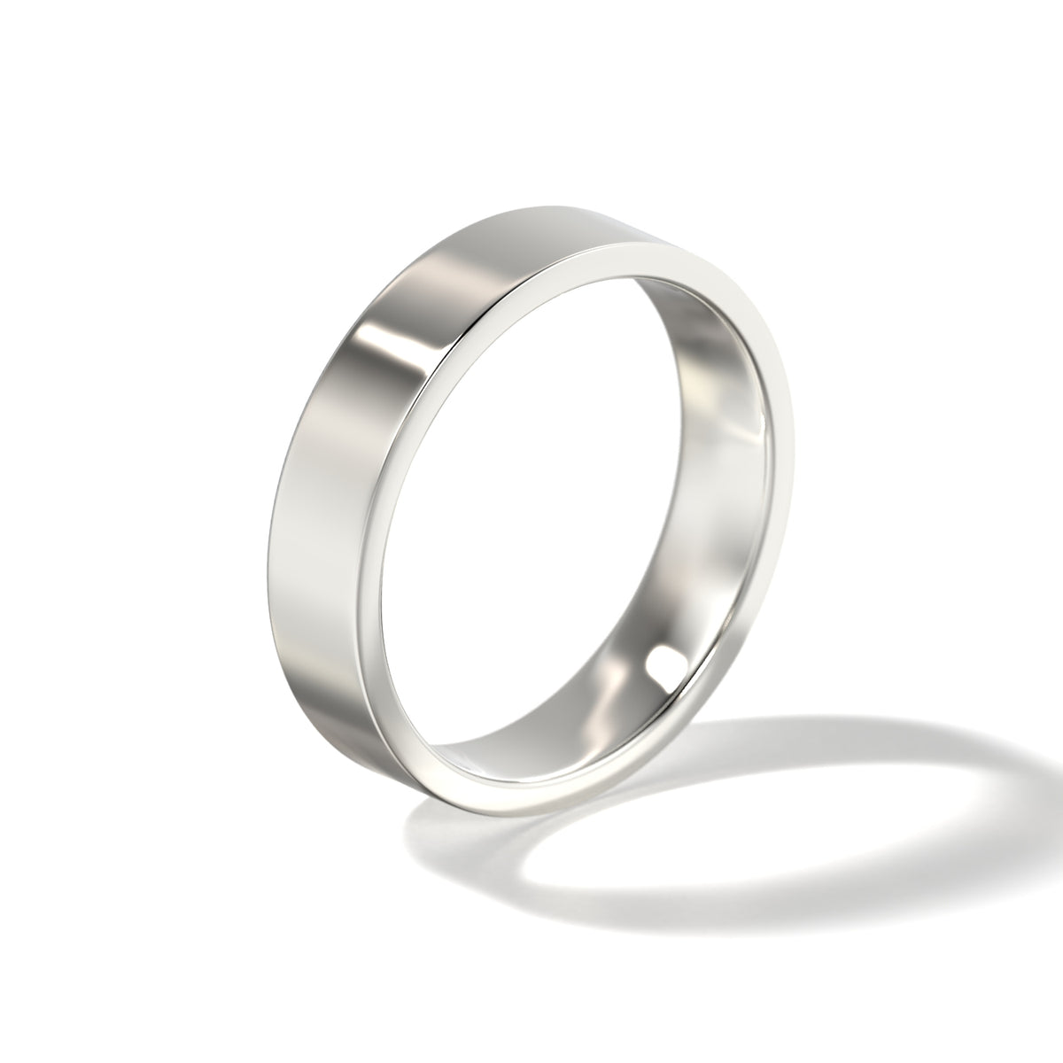 HIS CONTEMPORARY WEDDING BAND - 5MM