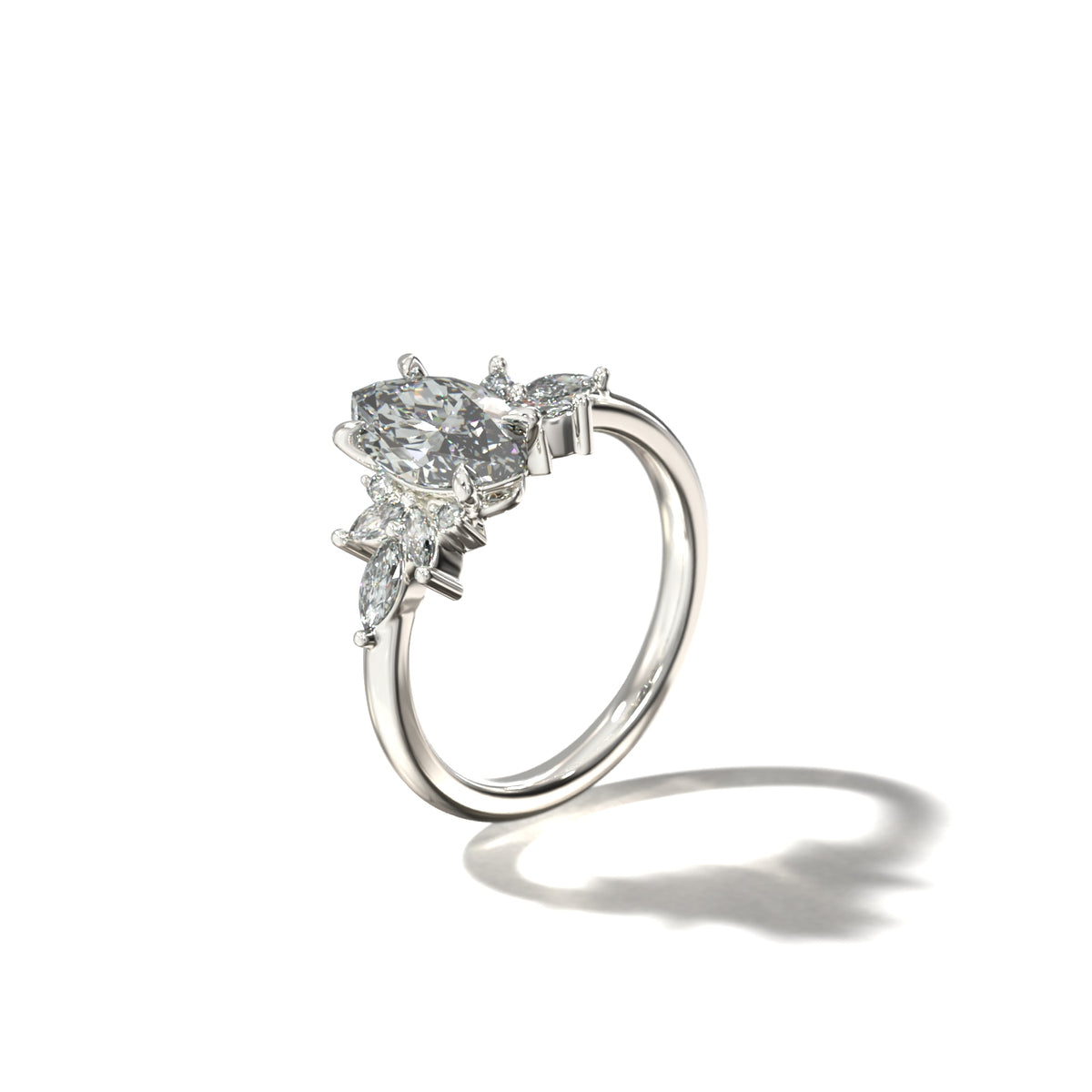 MARQUISE FLORAL CLUSTER