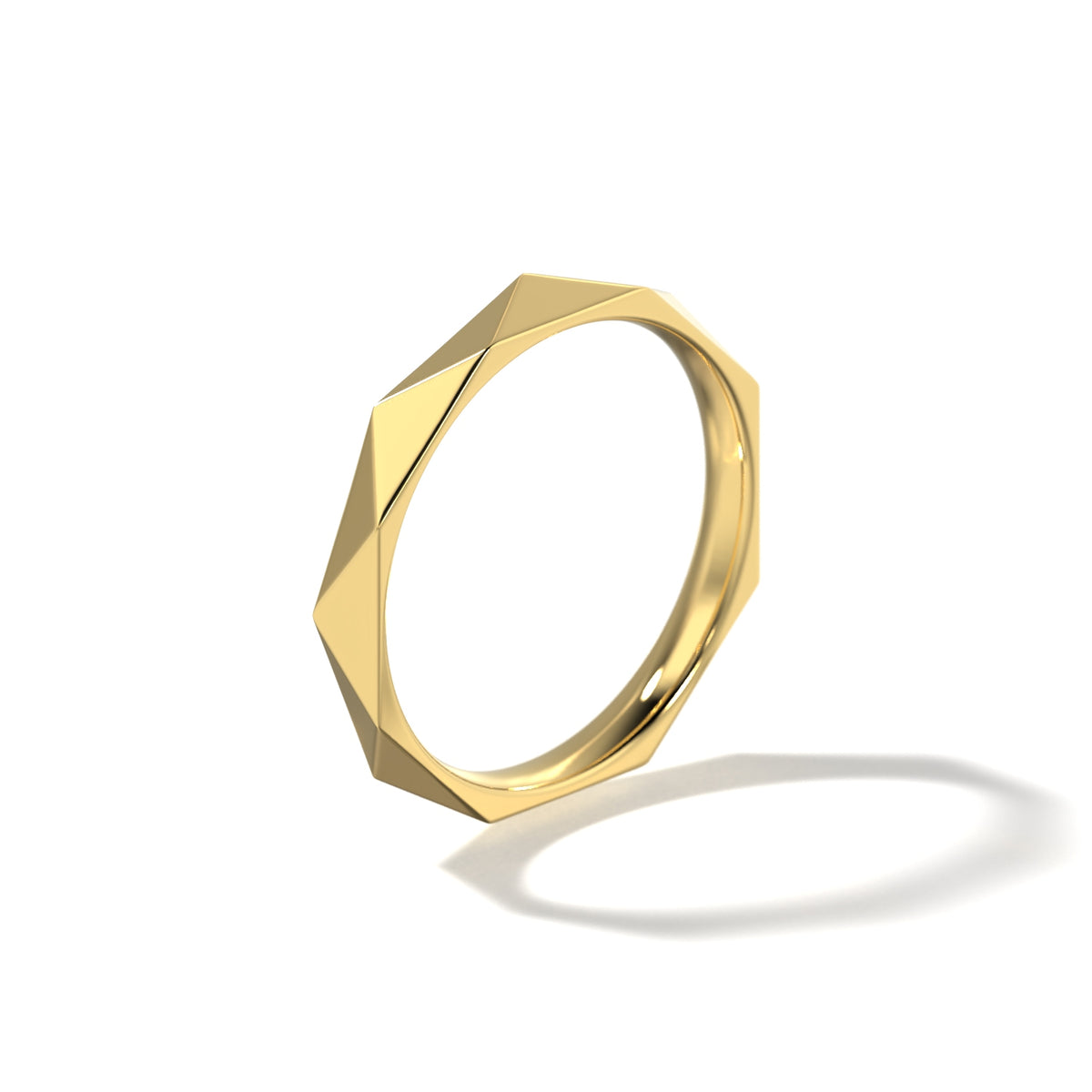 HER SCULPTED WEDDING BAND