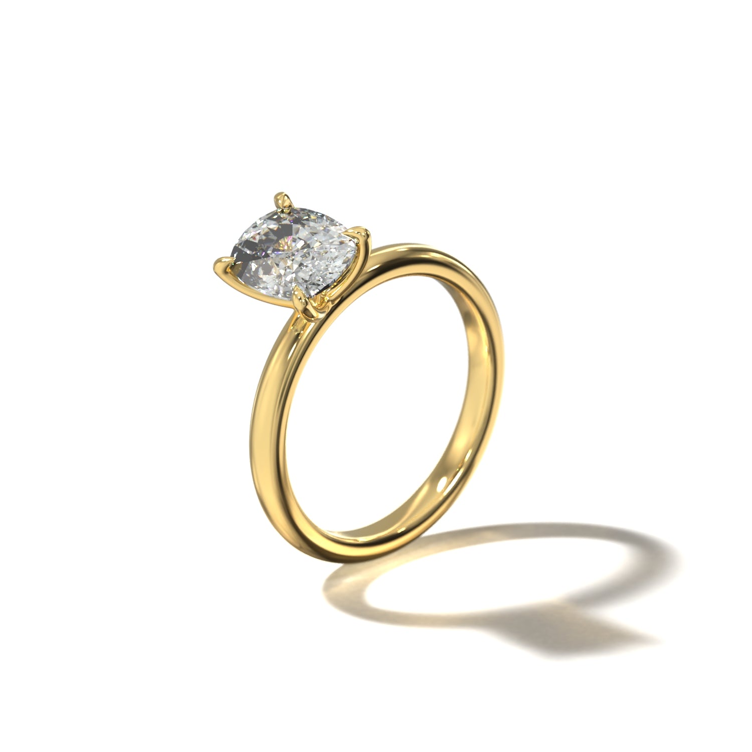 ELONGATED CUSHION SOLITAIRE