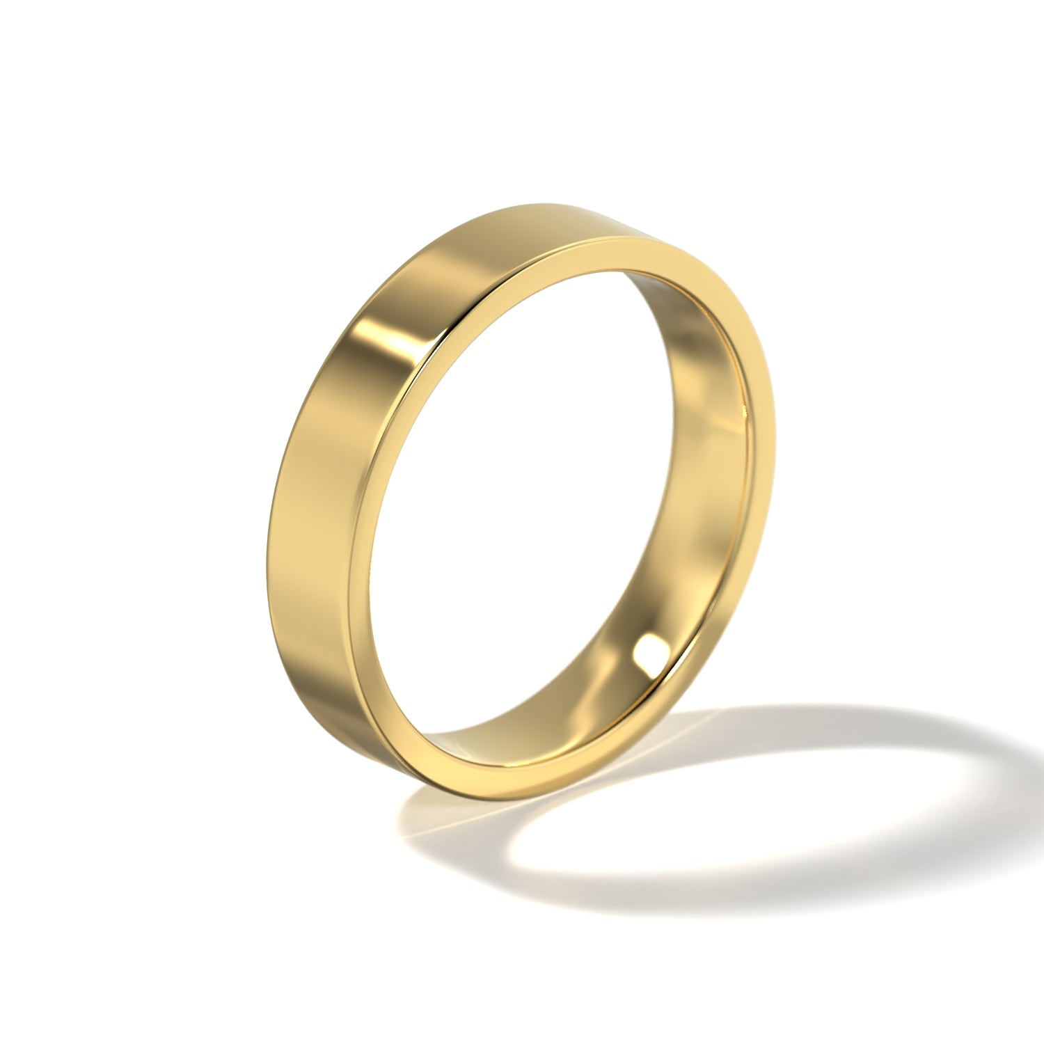 HIS CONTEMPORARY WEDDING BAND - 4.5MM