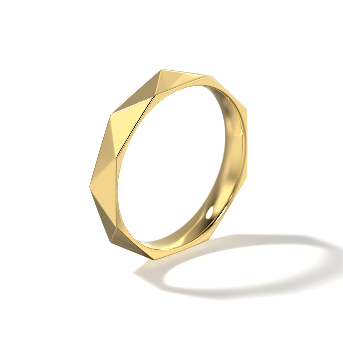 HIS SCULPTED WEDDING BAND