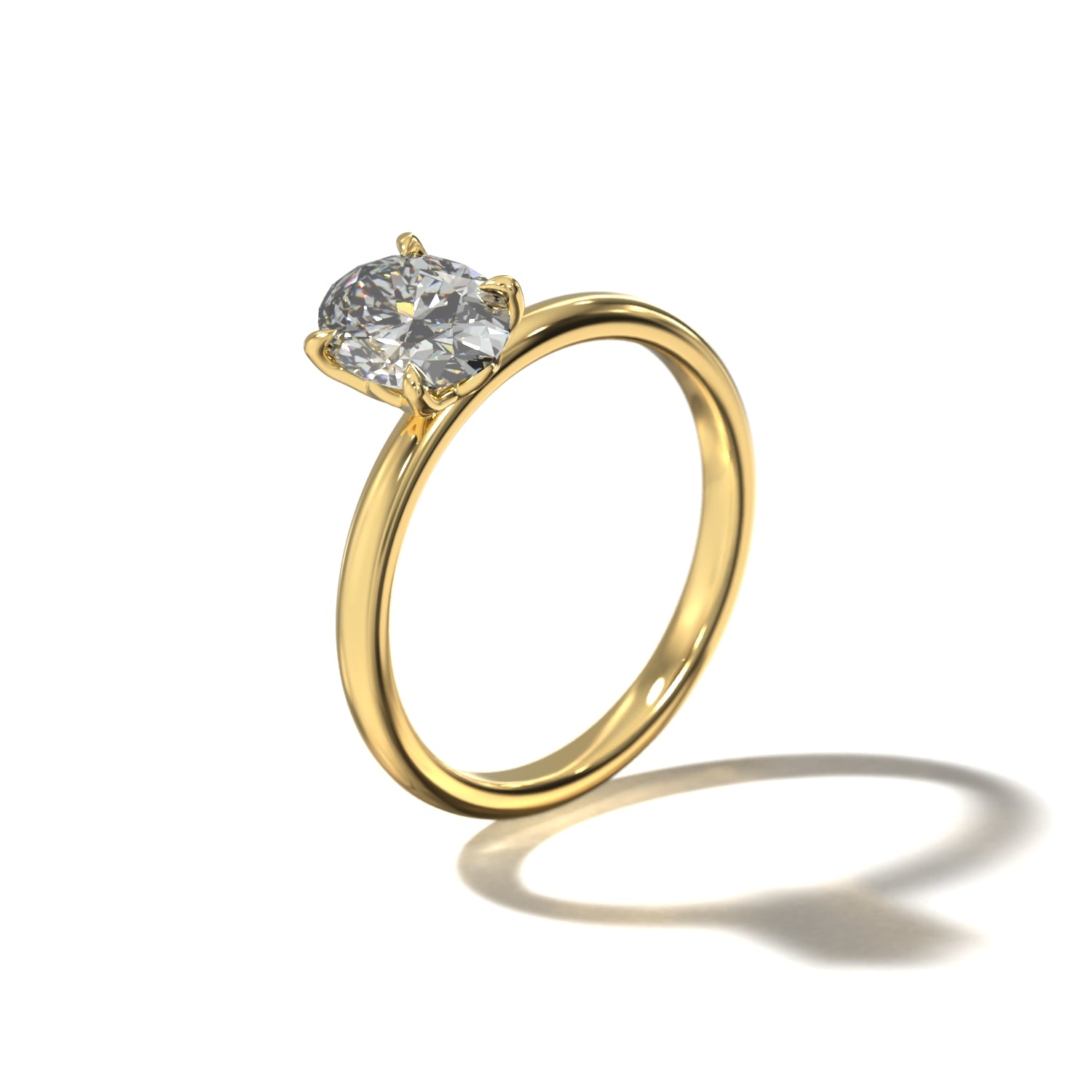 OVAL TULIP SOLITAIRE