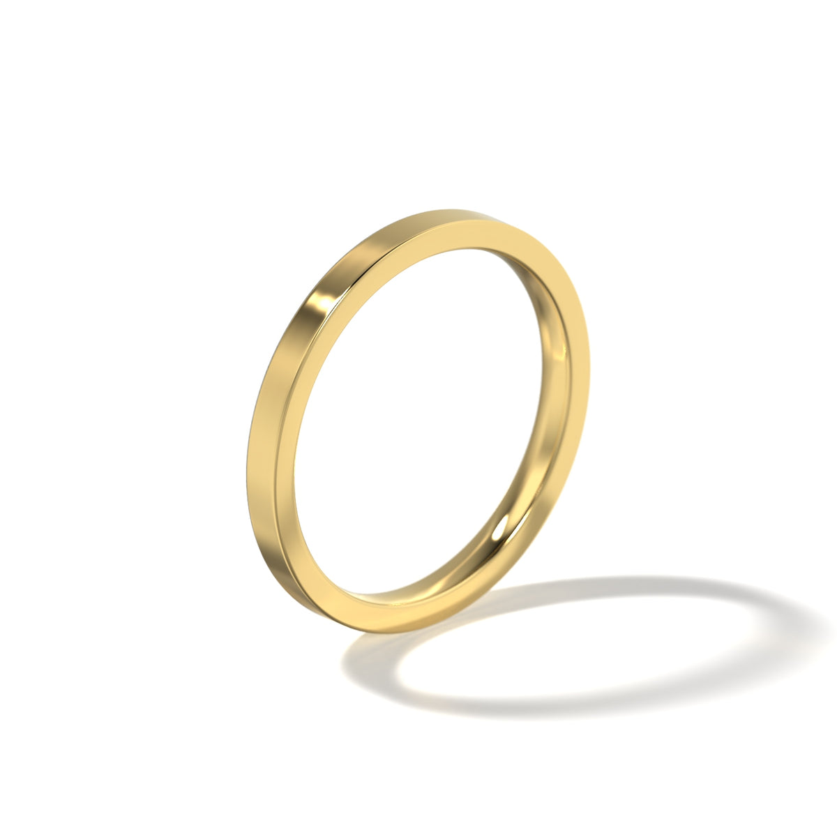 HER CONTEMPORARY WEDDING BAND - 2MM