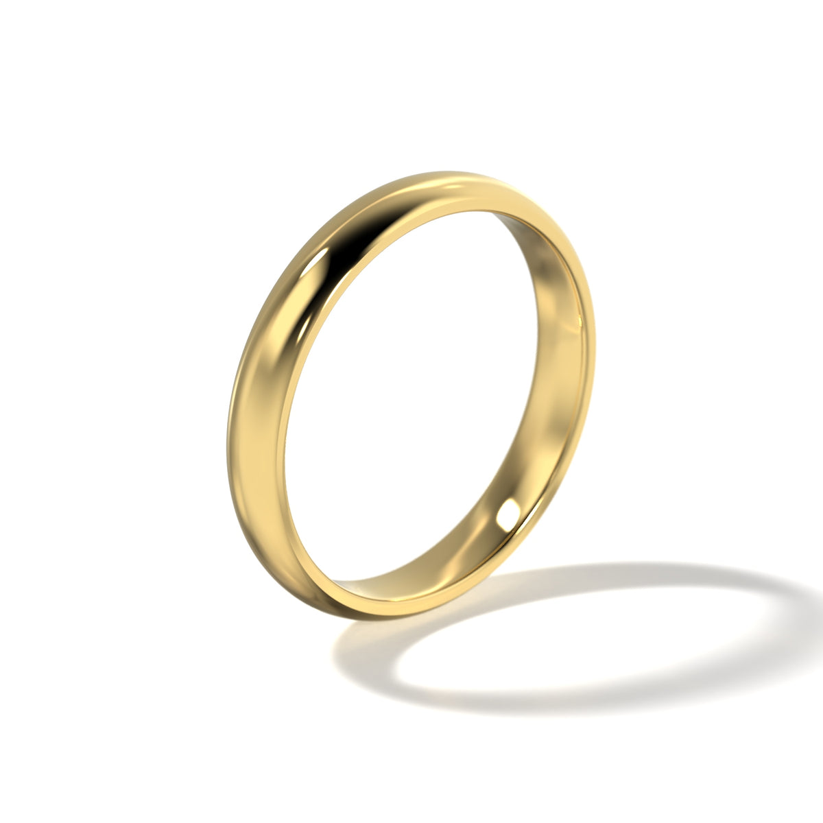 HIS CLASSIC WEDDING BAND - 3.5MM