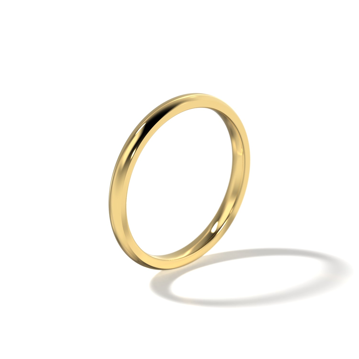 HER SIGNATURE WEDDING BAND - 2MM