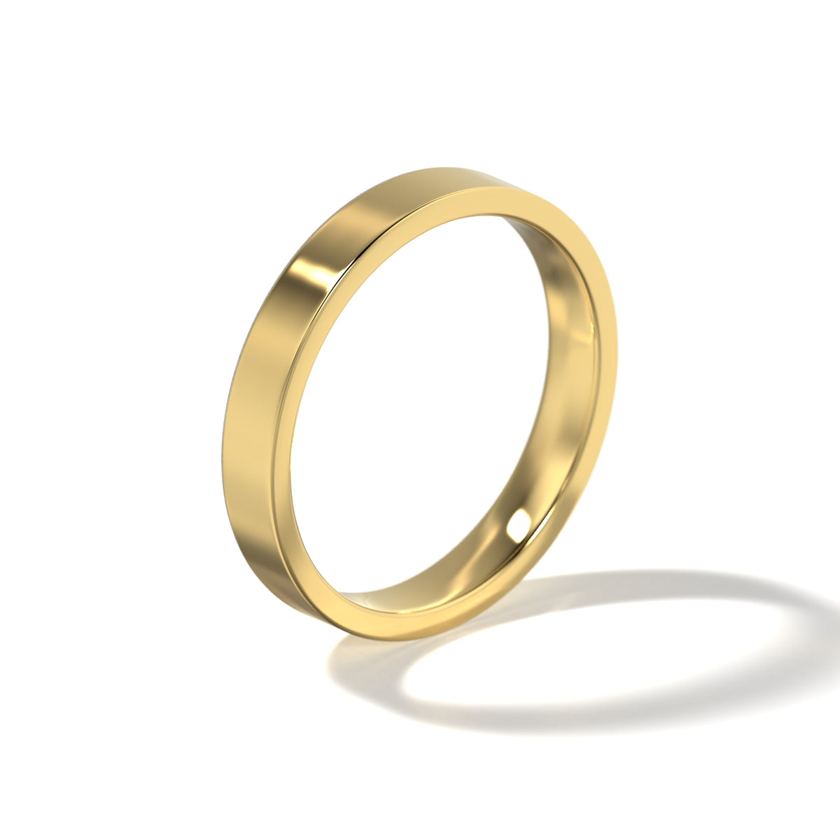 HIS CONTEMPORARY WEDDING BAND - 3.5MM