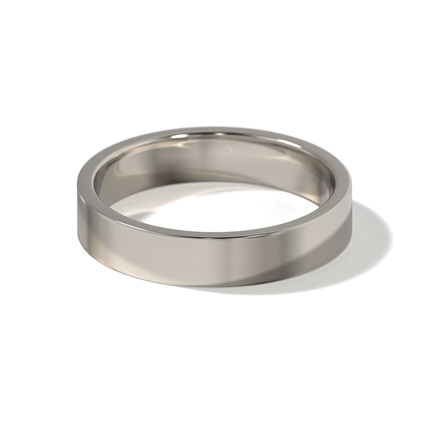 HIS CONTEMPORARY WEDDING BAND - 4.5MM