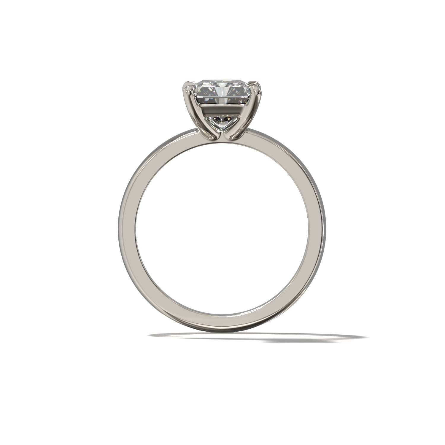 RADIANT CIGAR BAND SOLITAIRE