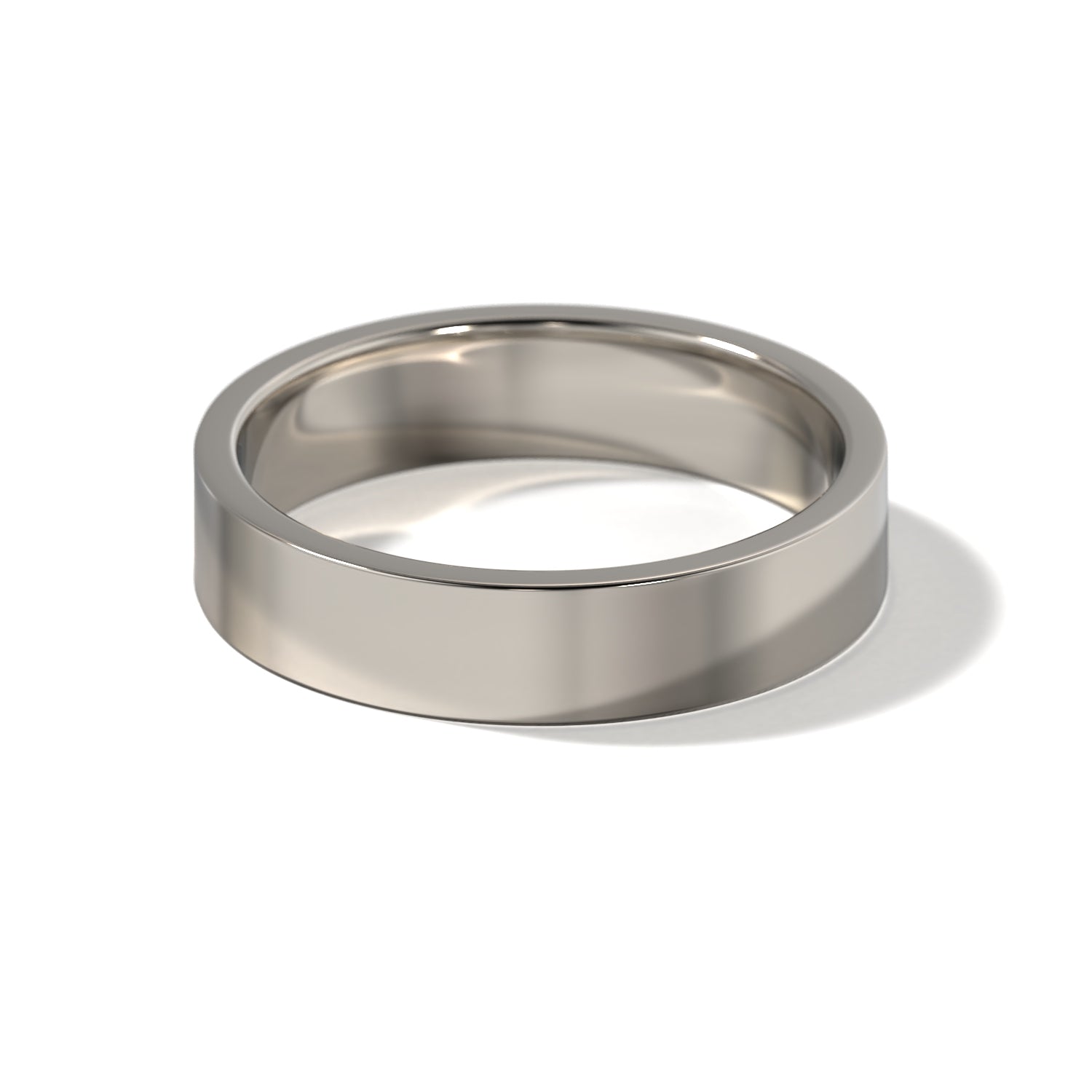 HIS CONTEMPORARY WEDDING BAND - 5MM