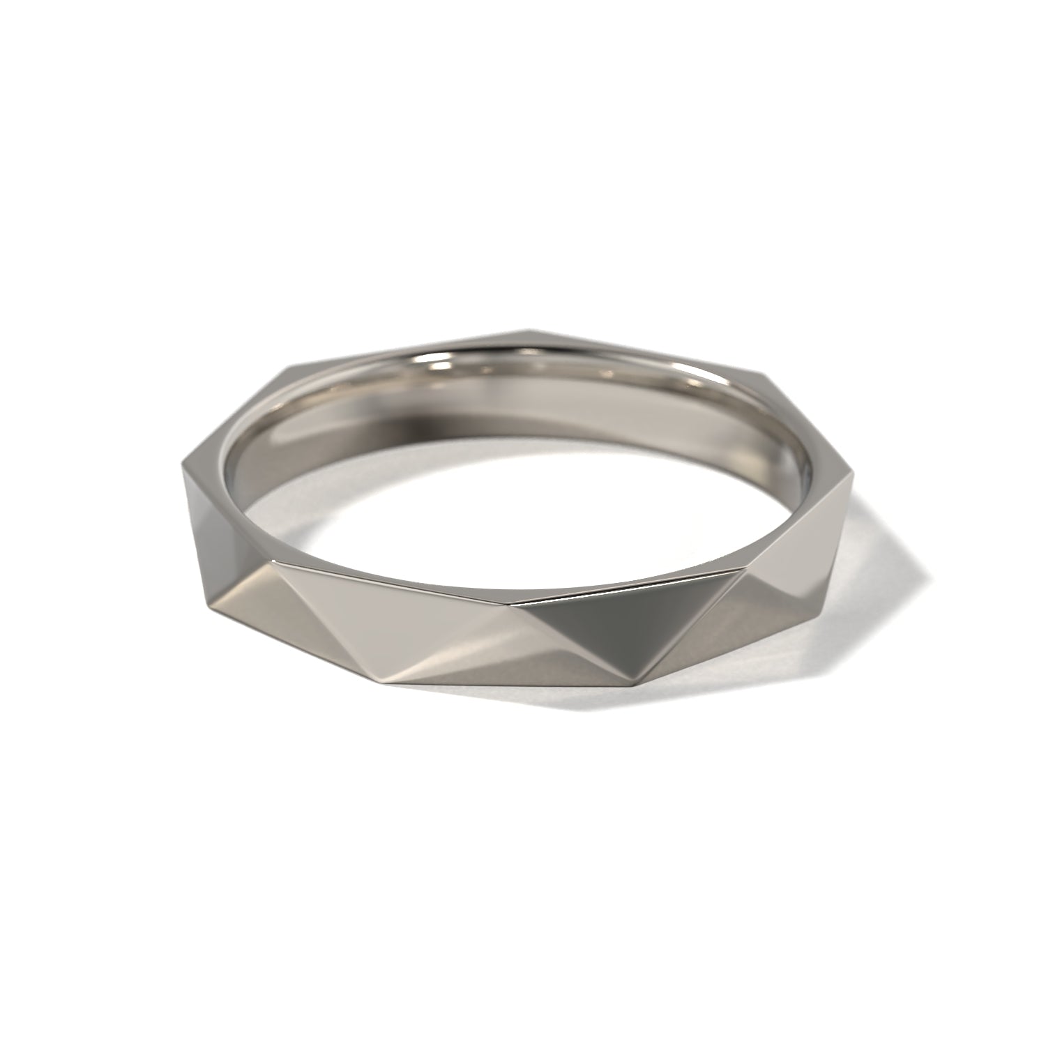 HIS SCULPTED WEDDING BAND
