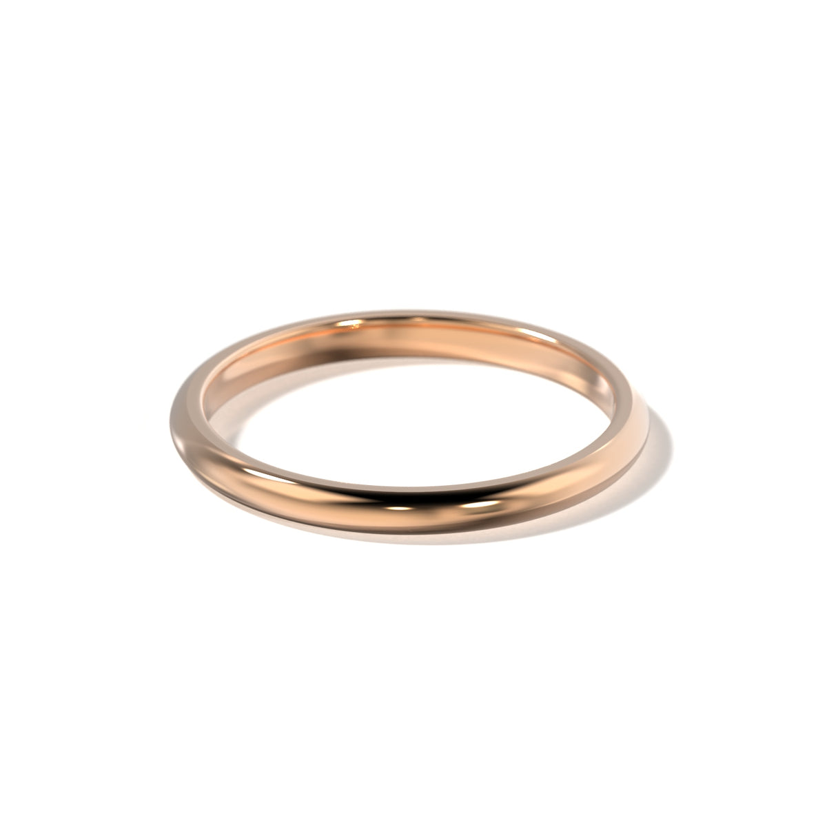 HER CLASSIC WEDDING BAND - 2MM