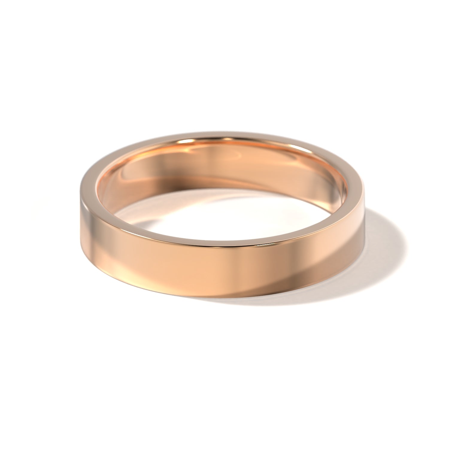 HIS CONTEMPORARY WEDDING BAND - 4.5MM