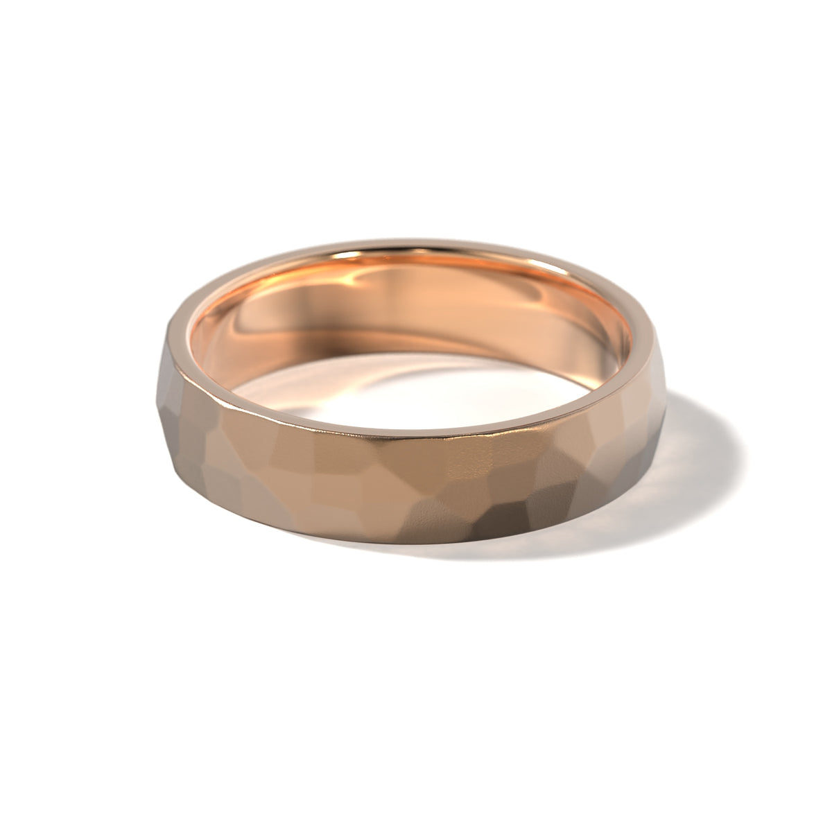 HIS HAMMERED WEDDING BAND