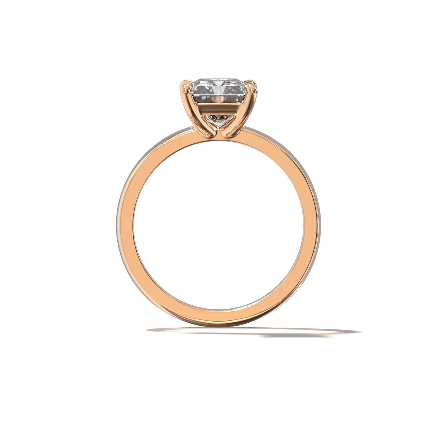 RADIANT CIGAR BAND SOLITAIRE