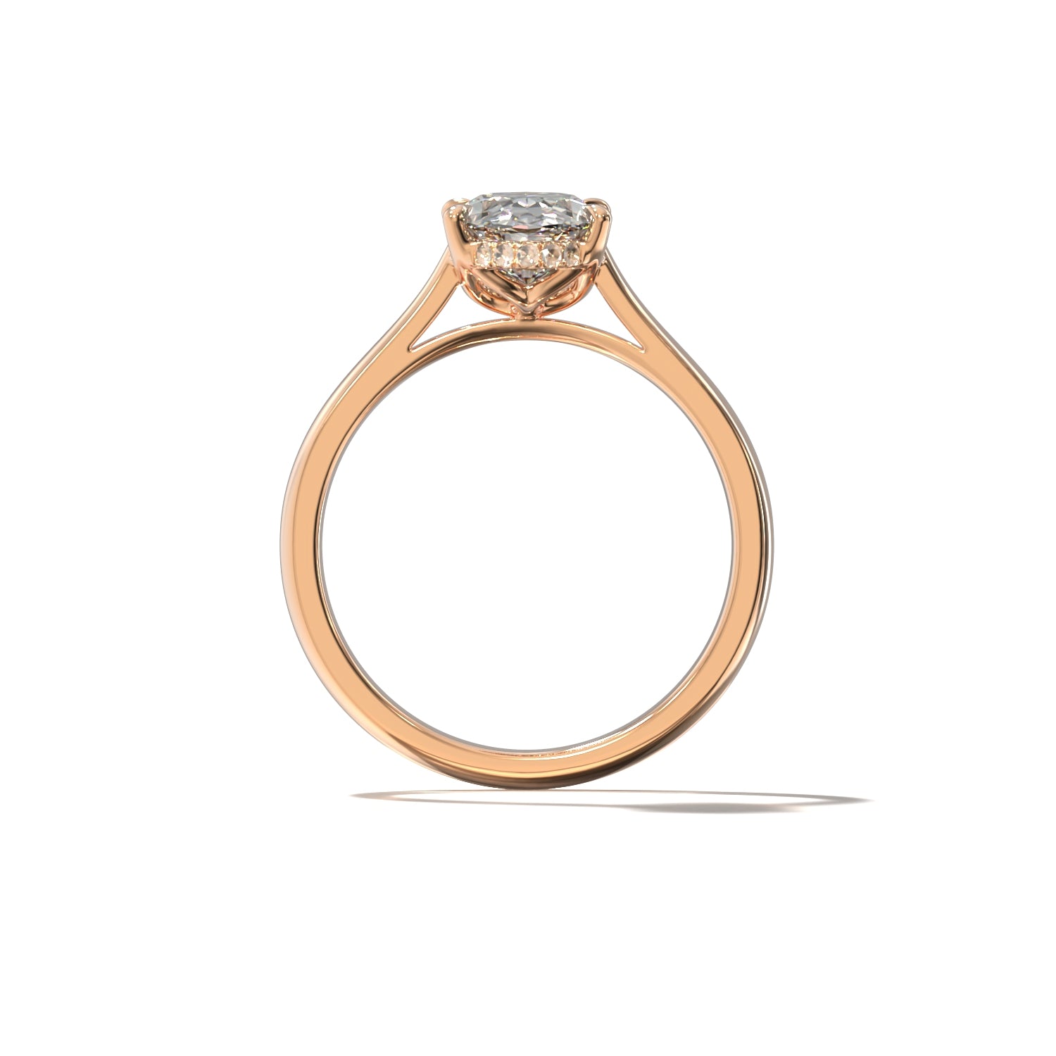 OVAL TULIP CATHEDRAL HIDDEN HALO