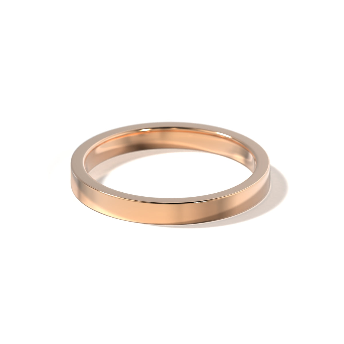 HER CONTEMPORARY WEDDING BAND - 2.5MM