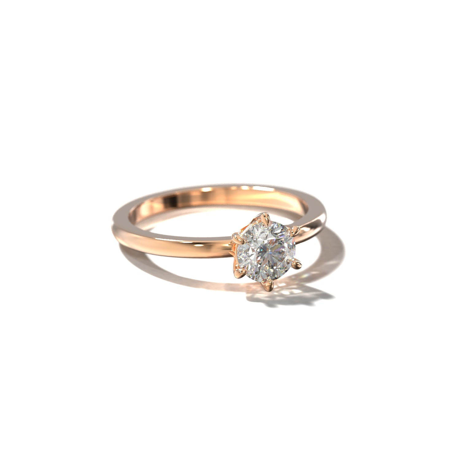 The Timeless Solitaire | Forlovelsesring med lab grown diamant | Skarv