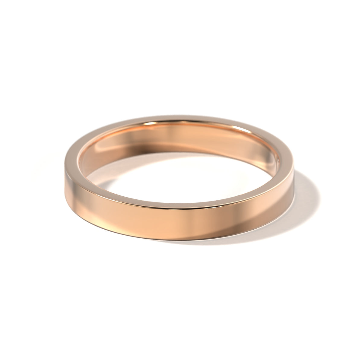 HIS CONTEMPORARY WEDDING BAND - 3.5MM