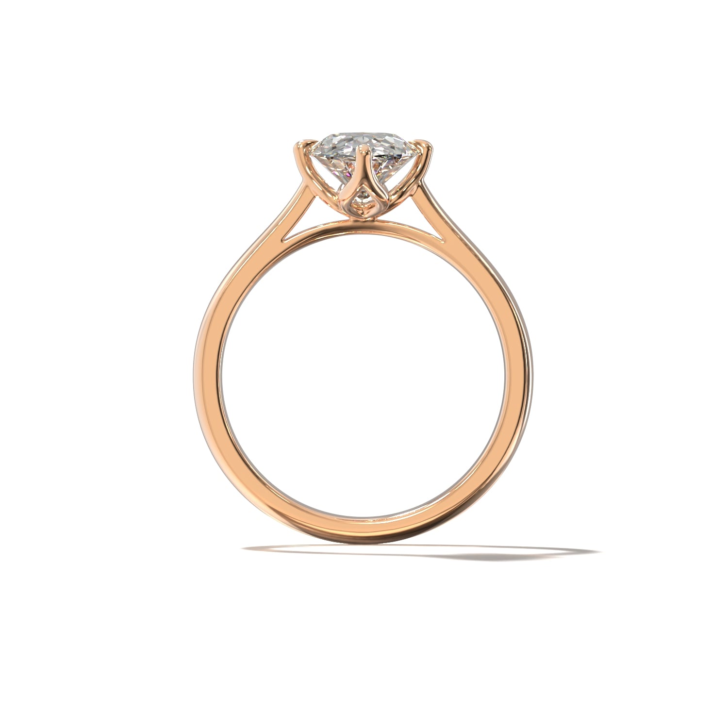 OVAL TULIP CATHEDRAL NORTH SOUTH SOLITAIRE